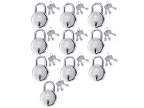 Steel Padlock Pack of 10 at Rs 667 Steel Padlock Pack of 10 at Rs 667