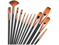 Eclet Craft Painting Brushes Set of 12 for Acrylic/Watercolor/Oil Painting – Rs. 197 Eclet Craft Painting Brushes Set of 12 for Acrylic/Watercolor/Oil Painting – Rs. 197