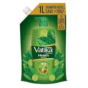 Dabur Vatika Health Shampoo Henna & Amla – 1L Pouch Rs. 212 – Amazon Dabur Vatika Health Shampoo Henna & Amla – 1L Pouch Rs. 212 – Amazon