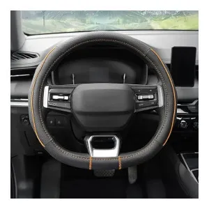 Amazon Basics Leather Steering Wheel Cover (Medium – 38 cm) at ₹273 | Amazon Deal Amazon Basics Leather Steering Wheel Cover (Medium – 38 cm) at ₹273 | Amazon Deal