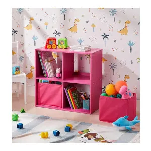 Solimo Cyme Kids Storage Shelf – Pink Solimo Cyme Kids Storage Shelf – Pink