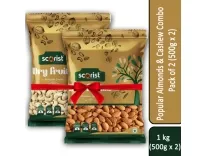 Scorist Dry Fruits Combo Almonds Cashews 1Kg – Rs. 799 Flipkart Scorist Dry Fruits Combo Almonds Cashews 1Kg – Rs. 799 Flipkart