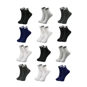 Cuba/Lyon 12 Pairs Ankle Cotton Socks – Sports, Gym, Casual Wear Cuba/Lyon 12 Pairs Ankle Cotton Socks – Sports, Gym, Casual Wear