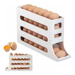 Accohom 30 Eggs Tray Storage Box Automatic Roller Organizer at ₹249 | Amazon Deal Accohom 30 Eggs Tray Storage Box Automatic Roller Organizer at ₹249 | Amazon Deal