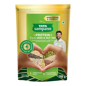 Tata Sampann Protein 7-in-1 Seed & Nut Mix 200g at ₹129 | Amazon Deal Tata Sampann Protein 7-in-1 Seed & Nut Mix 200g at ₹129 | Amazon Deal