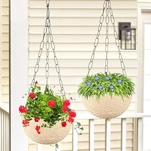Kuber Industries Hanging Flower Pot 2-Pack – Rs. 161 Kuber Industries Hanging Flower Pot 2-Pack – Rs. 161