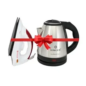 SINGER Dry Iron (Teflon Soleplate) & 1.5L Kettle Combo at ₹999 | Amazon Deal SINGER Dry Iron (Teflon Soleplate) & 1.5L Kettle Combo at ₹999 | Amazon Deal