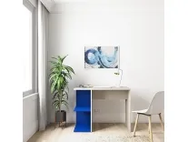 Amazon Solimo Amaree Study Table (Blue & Pine Finish) at Rs.2549 Amazon Solimo Amaree Study Table (Blue & Pine Finish) at Rs.2549