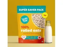 Yogabar Rolled Oats 1kg at Rs. 227 Yogabar Rolled Oats 1kg at Rs. 227