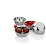 HOMETALES Steel Vegetable Bowl 300 ml at Rs.262 HOMETALES Steel Vegetable Bowl 300 ml at Rs.262