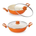 Nirlon Ceramic Induction Nonstick Cookware Utensil Set (2 Piece) with Glass Lid at ₹1731 | Amazon Deal Nirlon Ceramic Induction Nonstick Cookware Utensil Set (2 Piece) with Glass Lid at ₹1731 | Amazon Deal