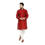 SKAVIJ Men’s Dupion Silk Embroidered Kurta Pajama Mandarin Collar at ₹299 | Amazon Deal SKAVIJ Men’s Dupion Silk Embroidered Kurta Pajama Mandarin Collar at ₹299 | Amazon Deal
