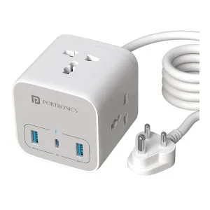 Portronics 20W Volt 20 Charger with 3M Cable Portronics 20W Volt 20 Charger with 3M Cable