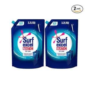 Surf Excel Matic Top Load Liquid Detergent 3.2L Refill (Pack of 2) at ₹722 | Amazon Deal Surf Excel Matic Top Load Liquid Detergent 3.2L Refill (Pack of 2) at ₹722 | Amazon Deal
