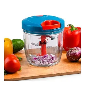Clazkit Manual Vegetable & Fruit Chopper with 3 Blades – 900ml at ₹113 | Amazon Deal Clazkit Manual Vegetable & Fruit Chopper with 3 Blades – 900ml at ₹113 | Amazon Deal