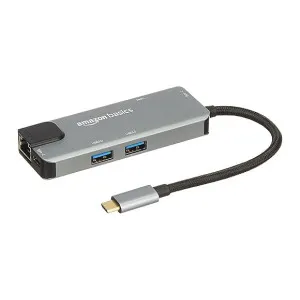 Amazon Basics 6-in-1 USB C Hub Multiport Adapter at ₹452 | Amazon Deal Amazon Basics 6-in-1 USB C Hub Multiport Adapter at ₹452 | Amazon Deal