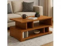 MATTERHORN Wood Coffee Table with 2 Shelves – Rs. 2392 MATTERHORN Wood Coffee Table with 2 Shelves – Rs. 2392