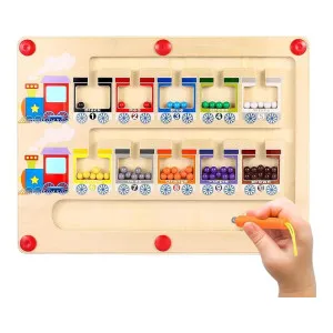 P SQUARE Magnetic Color & Number Maze Montessori Toy at ₹99 | Amazon Deal P SQUARE Magnetic Color & Number Maze Montessori Toy at ₹99 | Amazon Deal