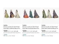 Sarees Pack of 3 Up to 61% Off Starting at Rs. 699 – Amazon Deal Sarees Pack of 3 Up to 61% Off Starting at Rs. 699 – Amazon Deal