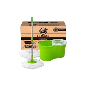 SCOTCH BRITE 2-in-1 Bucket Spin Mop with Refills at ₹900 | Myntra Deal SCOTCH BRITE 2-in-1 Bucket Spin Mop with Refills at ₹900 | Myntra Deal