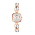 French Connection Square Dial Analog Watch for Women FCN0106SRGM French Connection Square Dial Analog Watch for Women FCN0106SRGM