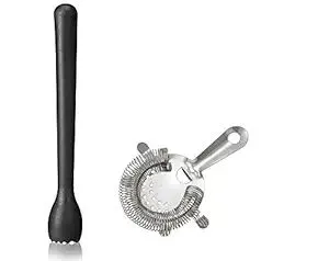 Cocktail Strainer & Muddler Set - Rs. 111 on Amazon - Flashprice