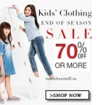 Kids Clothing Min 70% off from Rs.127 at Amazon Kids Clothing Min 70% off from Rs.127 at Amazon
