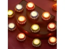 TIED RIBBONS Handmade Clay Diyas (Pack of 12) – Diwali Decoration Rs. 372 TIED RIBBONS Handmade Clay Diyas (Pack of 12) – Diwali Decoration Rs. 372