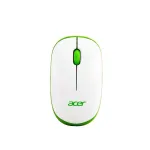 Acer Flow Wireless Mouse – Ergonomic Design, 1600 DPI – White/Green Acer Flow Wireless Mouse – Ergonomic Design, 1600 DPI – White/Green