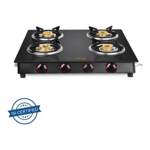 Greenchef Ebony Glass 4 Burner Gas Stove at ₹2039 | Flipkart Deal Greenchef Ebony Glass 4 Burner Gas Stove at ₹2039 | Flipkart Deal