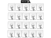 PYORIT Waterproof Wall Hooks 20 Pack for Rs 96 PYORIT Waterproof Wall Hooks 20 Pack for Rs 96