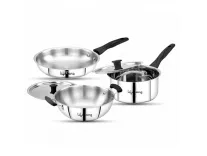 Lifelong Stainless Steel Cookware Set – Rs. 1113 Lifelong Stainless Steel Cookware Set – Rs. 1113